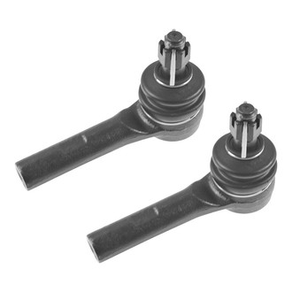 TRQ® - Front Driver and Passenger Side Outer Steering Tie Rod End Kit