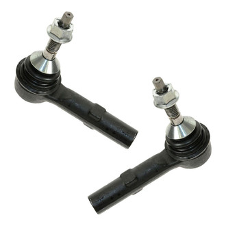 TRQ® - Front Driver and Passenger Side Outer Steering Tie Rod End Kit