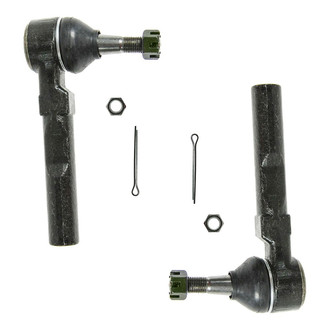 TRQ® - Front Driver and Passenger Side Outer Steering Tie Rod End Kit