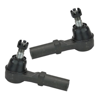 TRQ® - Front Driver and Passenger Side Outer Steering Tie Rod End Kit