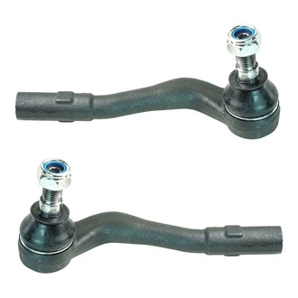 TRQ® - Front Driver and Passenger Side Outer Steering Tie Rod End Kit
