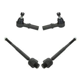 TRQ® - Front Driver and Passenger Side Steering Tie Rod End Kit