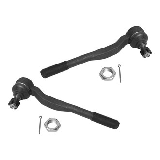 TRQ® - Front Driver and Passenger Side Outer Steering Tie Rod End Kit
