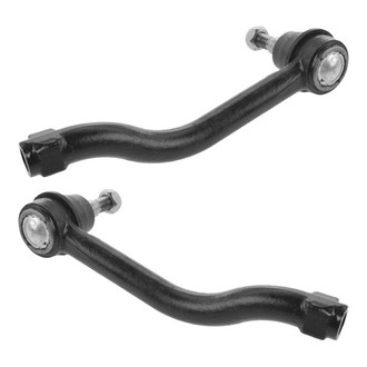 TRQ® - Front Driver and Passenger Side Outer Steering Tie Rod End Kit