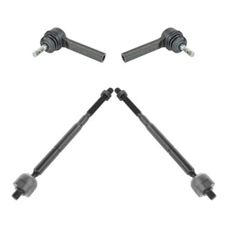 TRQ® - Front Driver and Passenger Side Steering Tie Rod End Kit