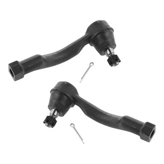 TRQ® - Front Driver and Passenger Side Outer Steering Tie Rod End Kit