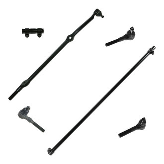 TRQ® - Front Driver and Passenger Side Inner and Outer Steering Tie Rod End Kit