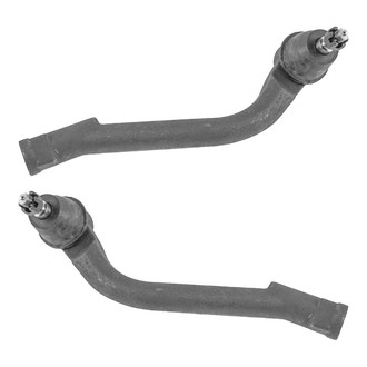 TRQ® - Front Driver and Passenger Side Outer Steering Tie Rod End Kit