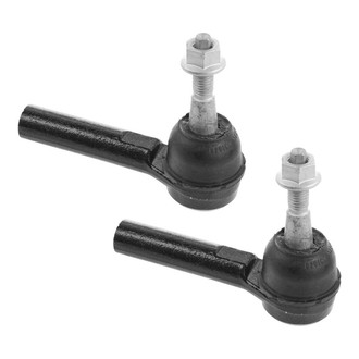 TRQ® - Front Driver and Passenger Side Outer Steering Tie Rod End Kit