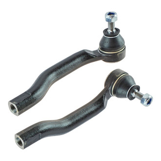 TRQ® - Front Driver and Passenger Side Outer Steering Tie Rod End Kit