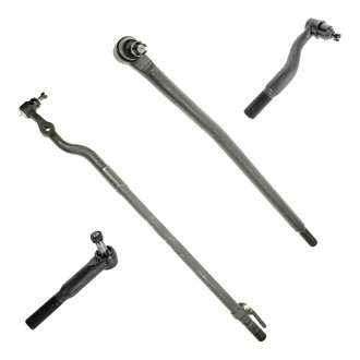 TRQ® - Front Driver and Passenger Side Inner and Outer Steering Tie Rod End Kit