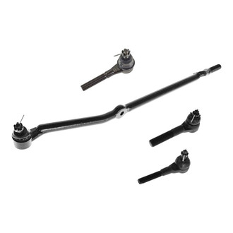 TRQ® - Front Driver and Passenger Side Inner and Outer Steering Tie Rod End Kit