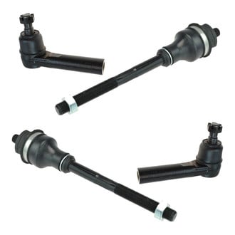 TRQ® - Front Driver and Passenger Side Steering Tie Rod End Kit