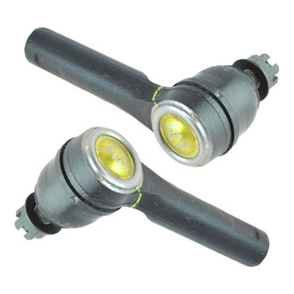 TRQ® - Front Driver and Passenger Side Outer Steering Tie Rod End Kit