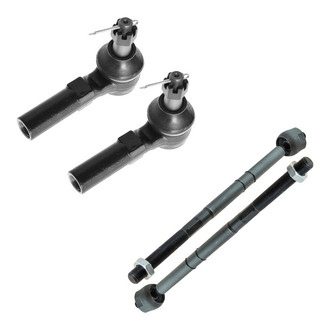 TRQ® - Front Inner and Outer Steering Tie Rod End Kit