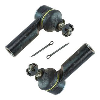 TRQ® - Front Driver and Passenger Side Outer Steering Tie Rod End Kit