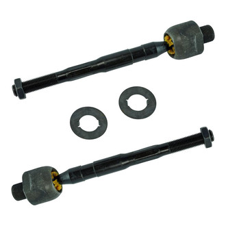TRQ® - Front Driver and Passenger Side Inner Steering Tie Rod End Kit