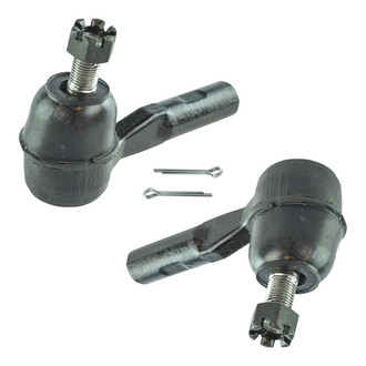 TRQ® - Front Driver and Passenger Side Outer Steering Tie Rod End Kit
