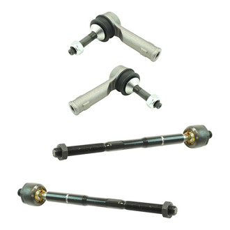 TRQ® - Front Driver and Passenger Side Steering Tie Rod End Kit
