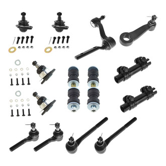 TRQ® - Front Steering Tie Rods and Suspension Kit