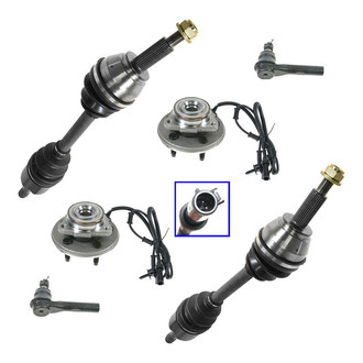 TRQ® - Front Axle Shaft and Suspension Kit