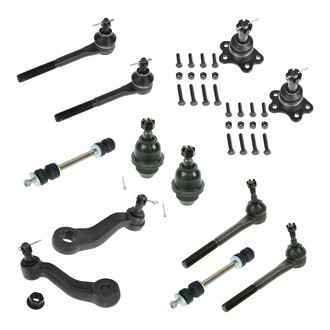 TRQ® - Front Steering Tie Rods and Suspension Kit