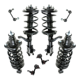 TRQ® - Front and Rear Complete Strut Assembly Kit