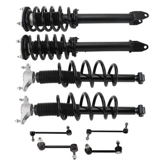TRQ® - Front and Rear Shock Absorber and Suspension Kit