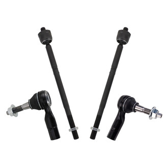 TRQ® - Front Inner and Outer Steering Tie Rod End Kit