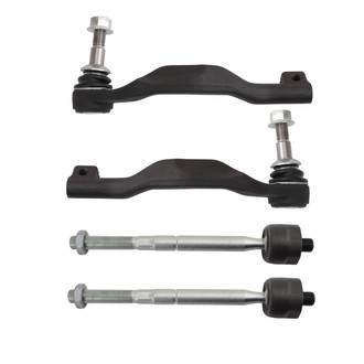TRQ® - Front Inner and Outer Steering Tie Rod End Kit