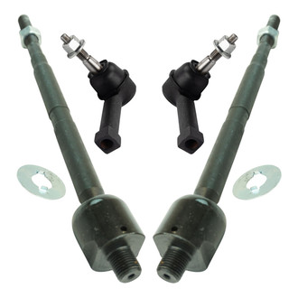 TRQ® - Front Inner and Outer Steering Tie Rod End Kit