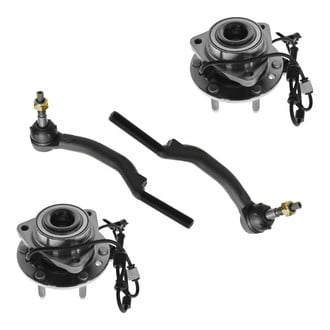 TRQ® - Front Steering Tie Rods and Suspension Kit