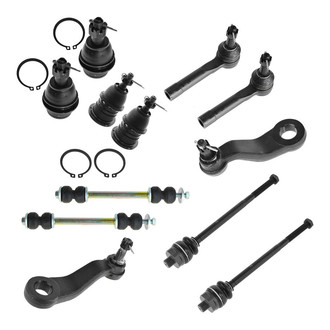 TRQ® - Front Steering Tie Rods and Suspension Kit