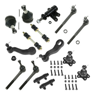TRQ® - Front Steering Tie Rods and Suspension Kit