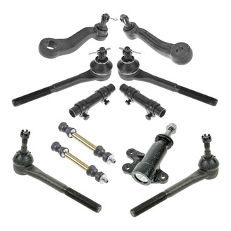 TRQ® - Front Steering Tie Rods and Suspension Kit