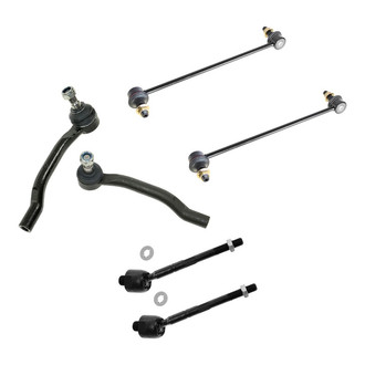 TRQ® - Front Steering Tie Rods and Suspension Kit