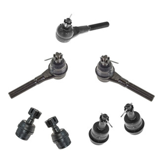 TRQ® - Front Steering Tie Rods and Suspension Kit