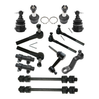 TRQ® - Front Steering Tie Rods and Suspension Kit