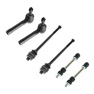 TRQ® - Front Steering Tie Rods and Suspension Kit