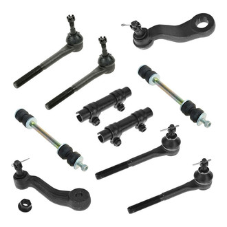 TRQ® - Front Steering Tie Rods and Suspension Kit