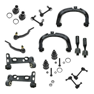 TRQ® - Front and Rear Control Arm and Suspension Kit