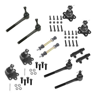 TRQ® - Front Steering Tie Rods and Suspension Kit