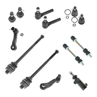 TRQ® - Front Steering Tie Rods and Suspension Kit