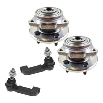 TRQ® - Front Steering Tie Rods and Suspension Kit