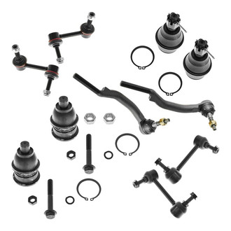 TRQ® - Front and Rear Ball Joint and Suspension Kit