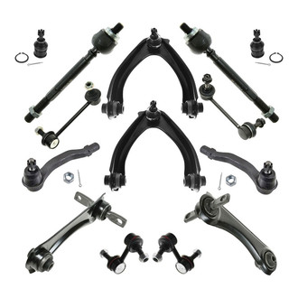 TRQ® - Front and Rear Control Arm and Suspension Kit