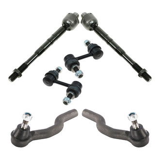 TRQ® - Front Steering Tie Rods and Suspension Kit