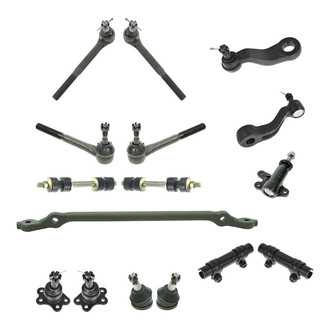 TRQ® - Front Steering Tie Rods and Suspension Kit