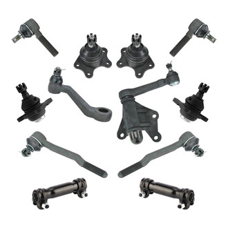 TRQ® - Front Steering Tie Rods and Suspension Kit