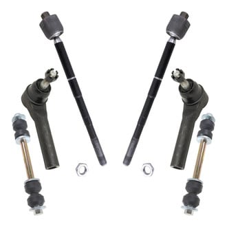 TRQ® - Front Steering Tie Rods and Suspension Kit